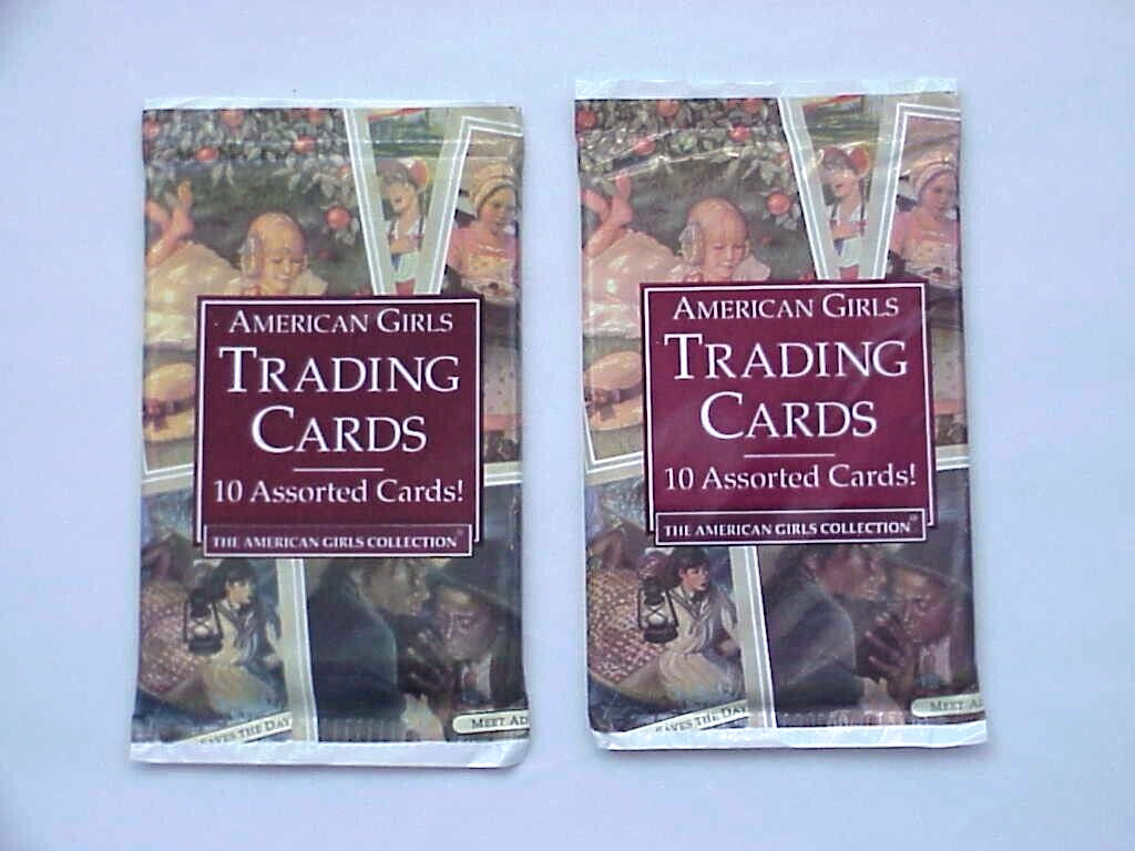 2 Packs  American Girls Trading Cards  Pleasant Company  FACTORY SEALED  NIP