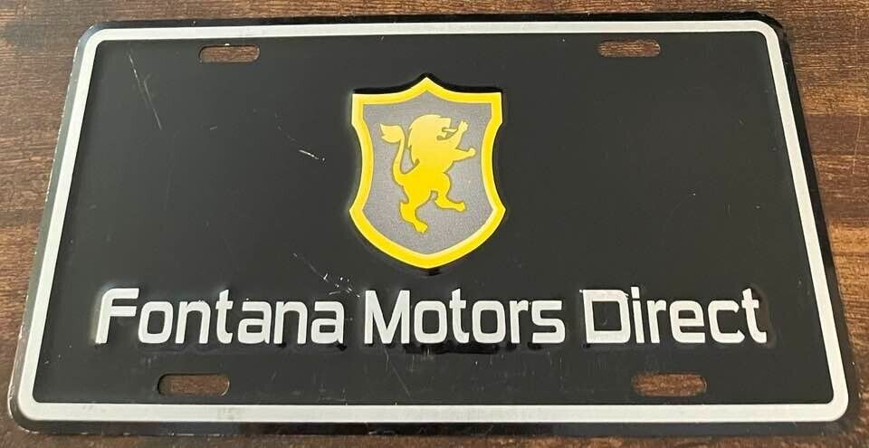 Fontana Motors Direct Dealership Booster License Plate California