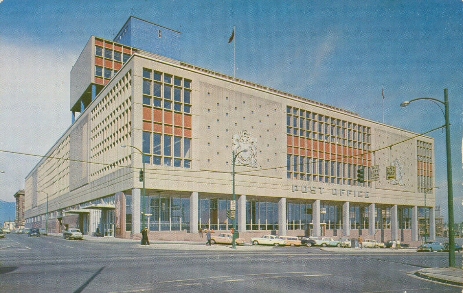 New Post Office Postcard Vancouver B. C. Opened 1958 -A0022