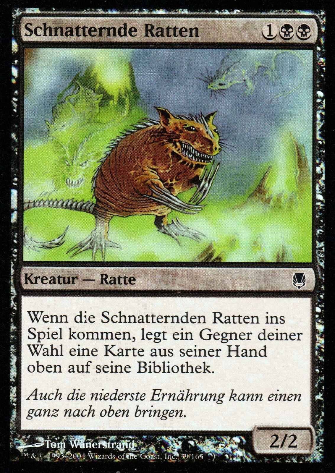 Squirting Rats FOIL / Chittering Rats | NM | Darksteel | GER | Magic MTG
