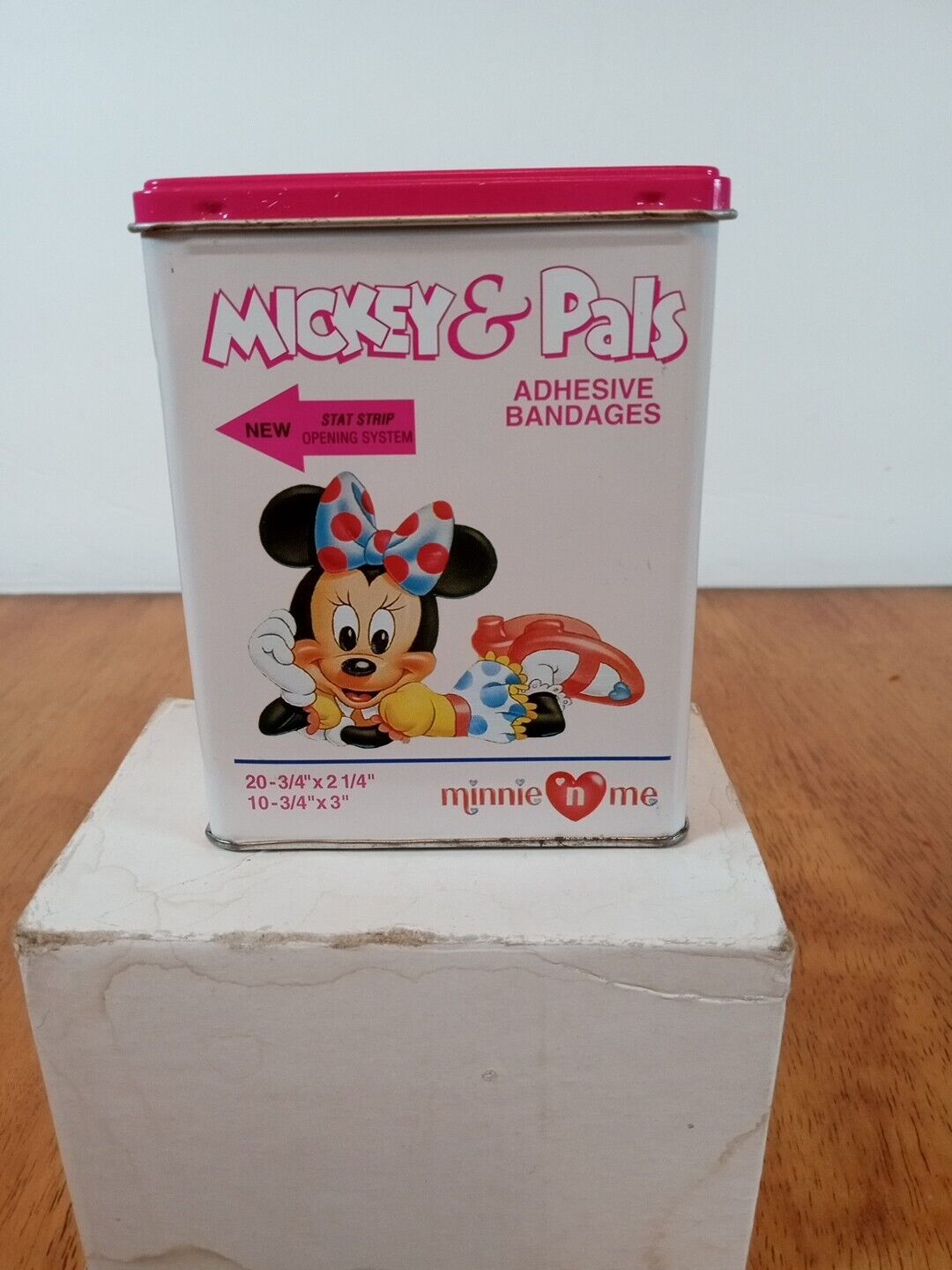 Vintage Mickey Mouse and Pals Band-Aids Bandages Minnie N Me - New Old Stock 