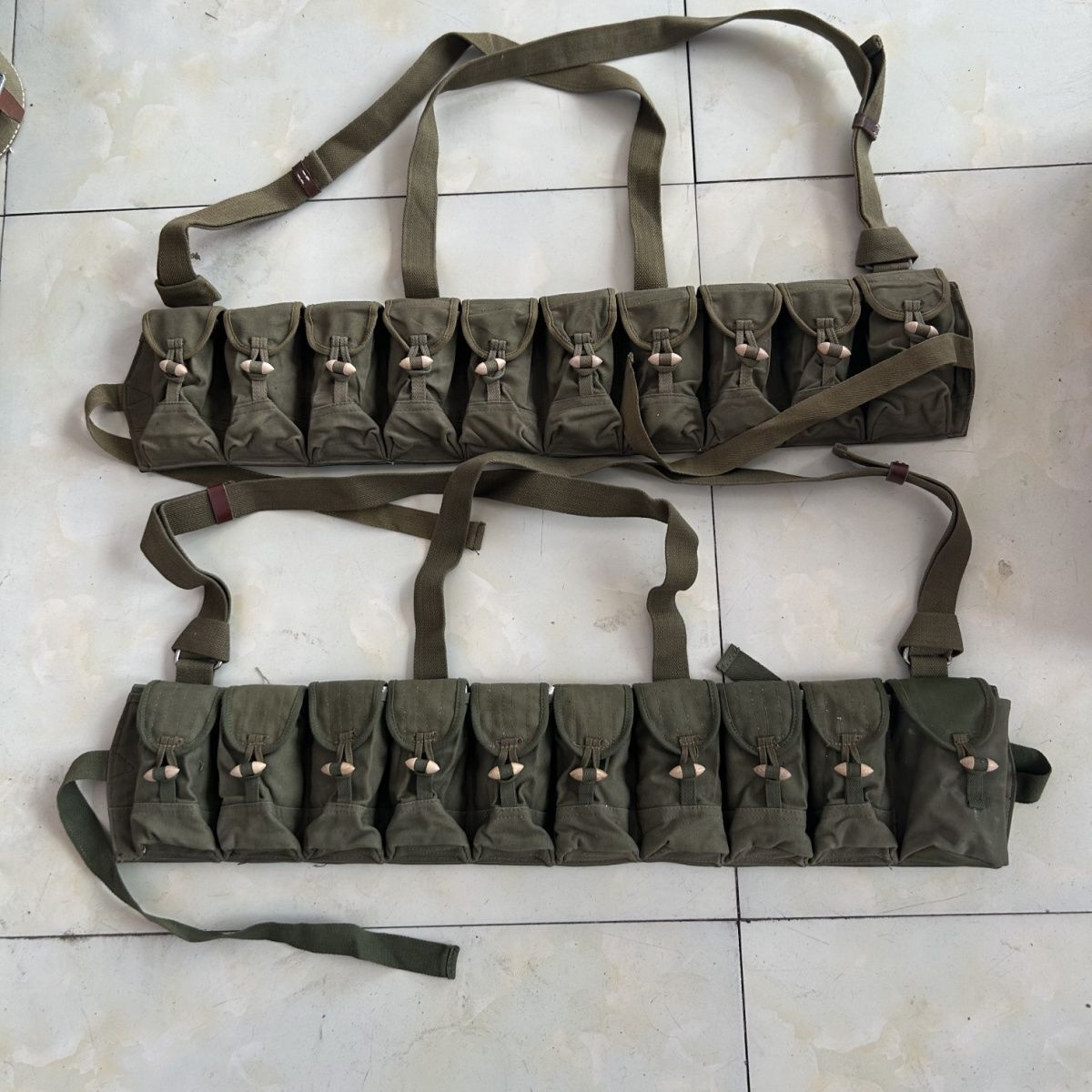 1pc Chinese Military Surplus Type56 SKS Ammo Pouch Chest Rig Canvas