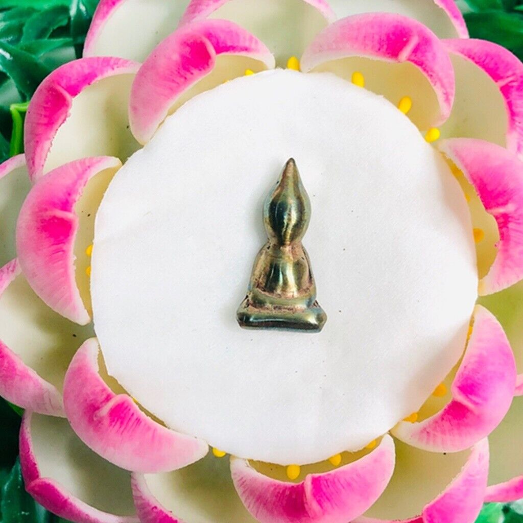 thai Amulet Leklai Shape Buddha Phraya Lp Huan 7 Color Wat Phutthai Sawan Holy