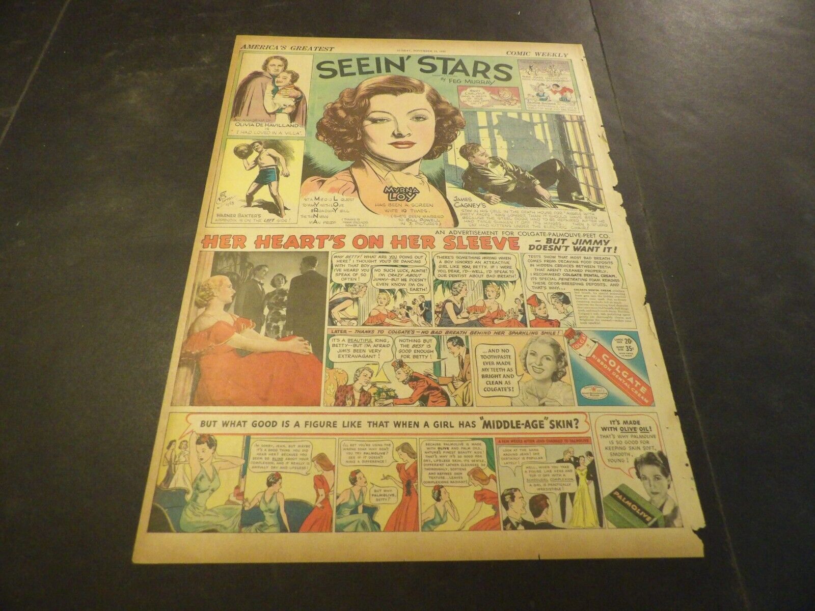 Seein\' Stars - Nov  13, 1938 - Sunday Half-on-Full - Myrna Loy, James Cagney