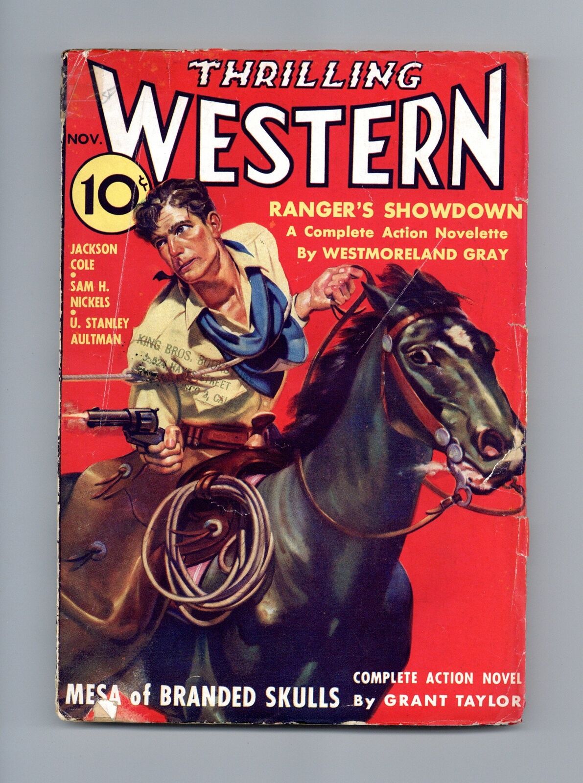 Thrilling Western Pulp Nov 1935 Vol. 7 #2 GD+ 2.5