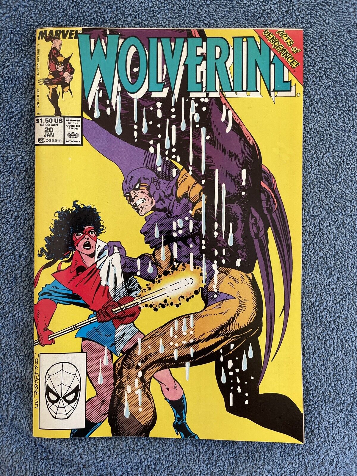 WOLVERINE #20 (Marvel, 1990) John Byrne ~ Acts of Vengeance