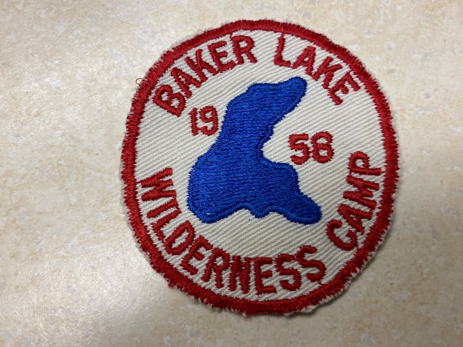1958 Baker Lake Wilderness Camp Camp Patch