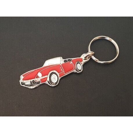Triumph Spitfire 1500 and Mark IV profile keyring (red)