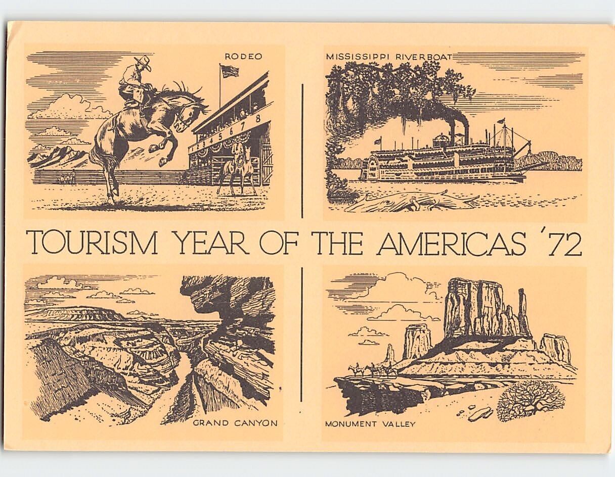 Postcard Tourism Year Of The Americas \'72