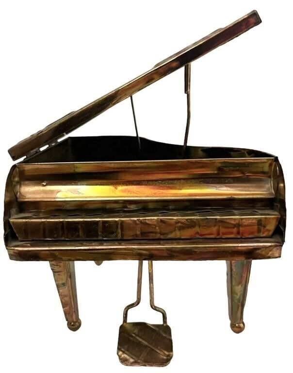 Vintage Grand Piano By Berkeley Design Works Multicolor Plays The Entertainer