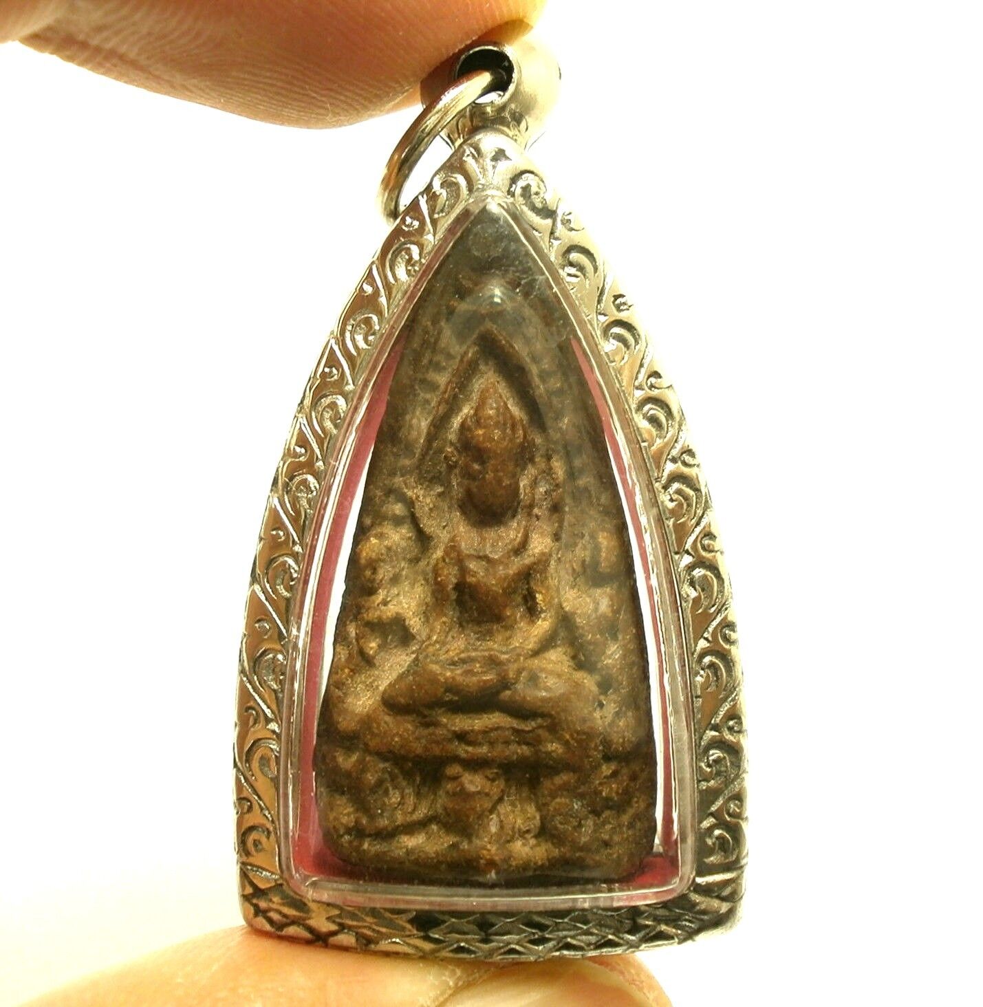 PHRA LIANG REAL ANTIQUE LORD BUDDHA AMULET LUCKY RICH PEACEFUL SAFE LIFE PENDANT
