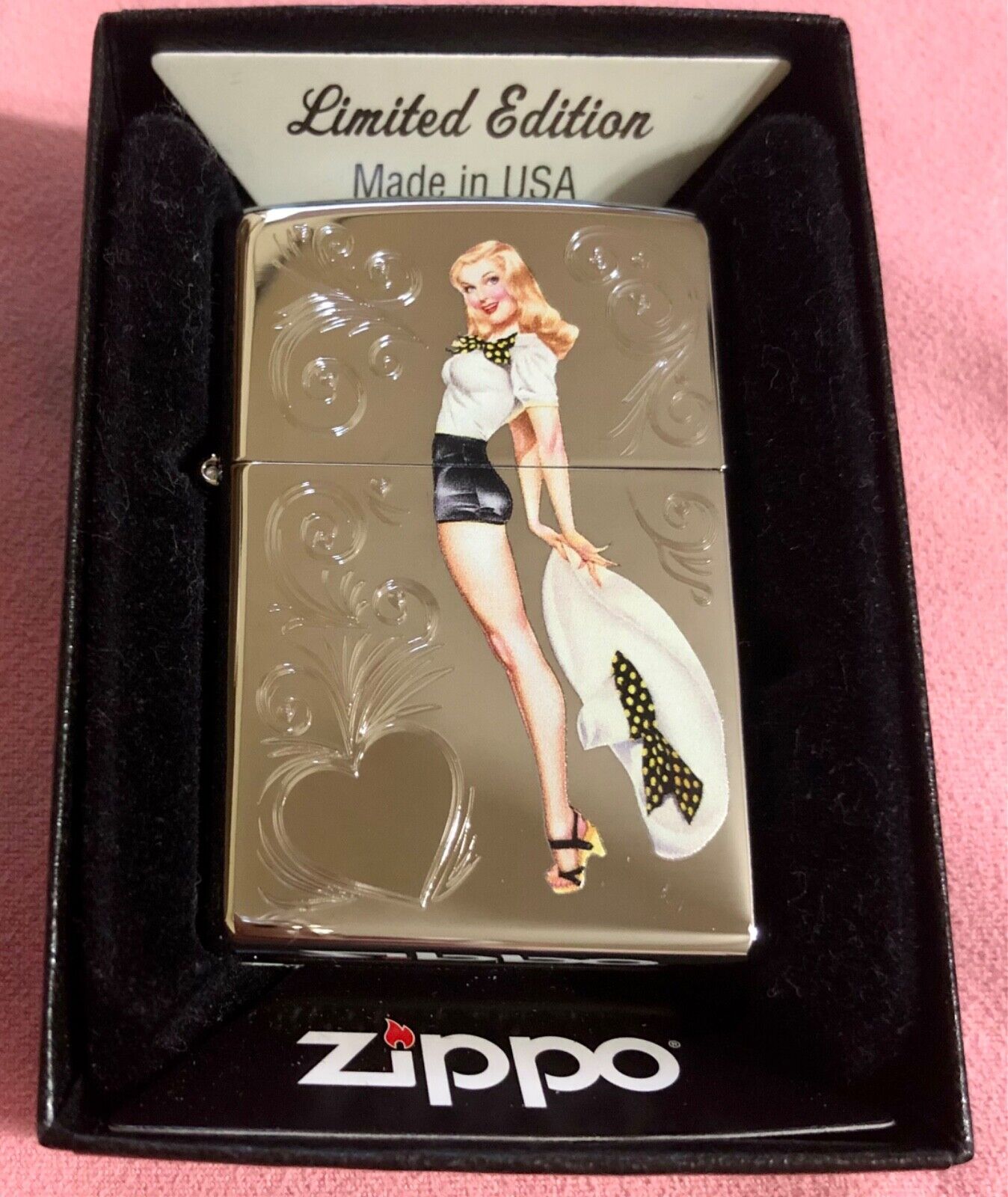 🔥New Zippo Esquire Series Pin Up 🔥 Pick and Choose.(Esquire)