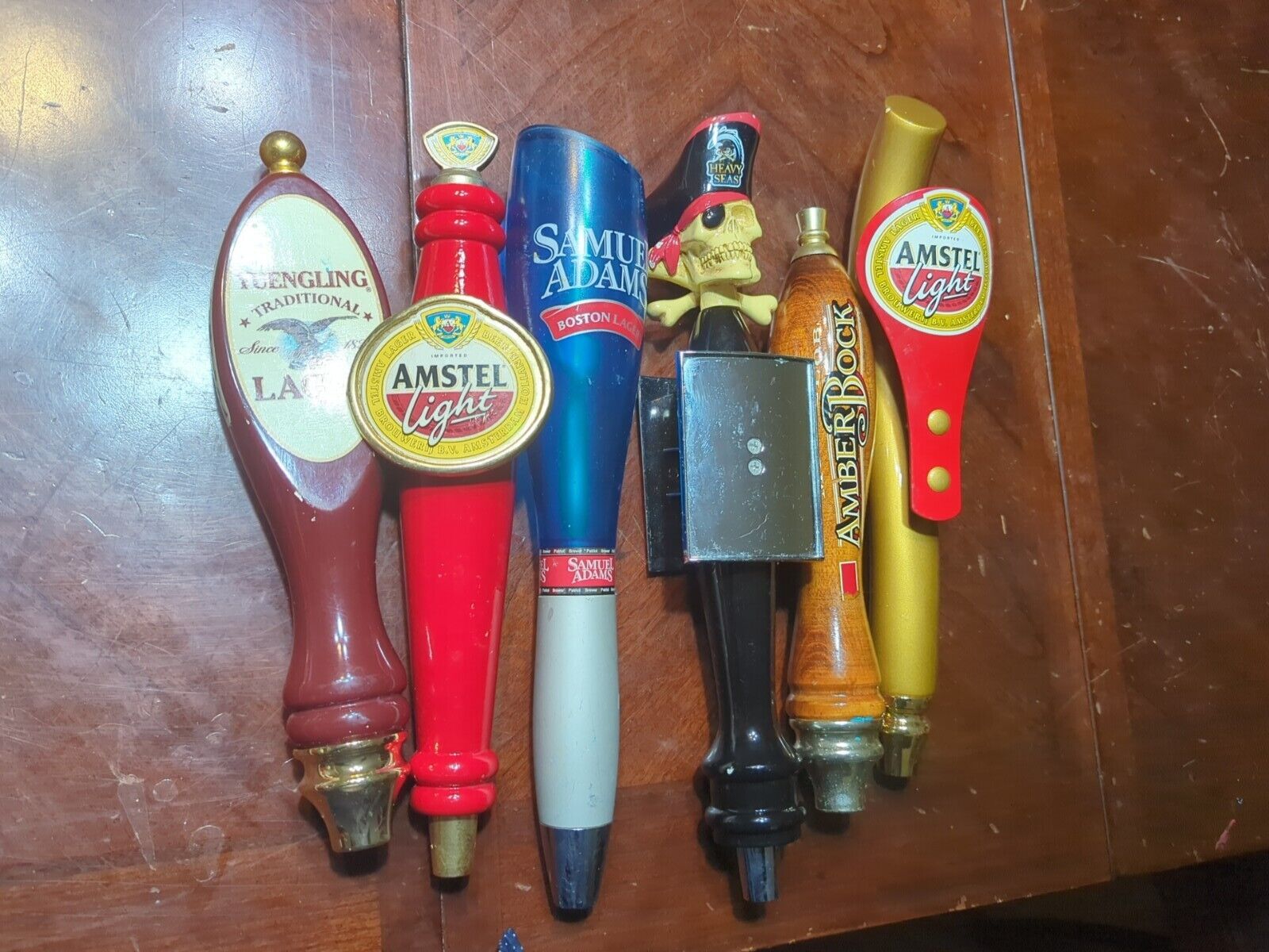 Yuengling Lager, Amstel Light, Heavy Seas, Sam Adams, Michelob Beer Tap Lot Of 6