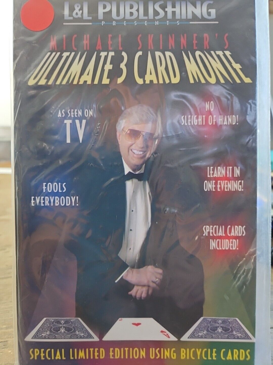 Magic Trick Ultimate 3 Card Monte By Michael Skinner - NEW / 