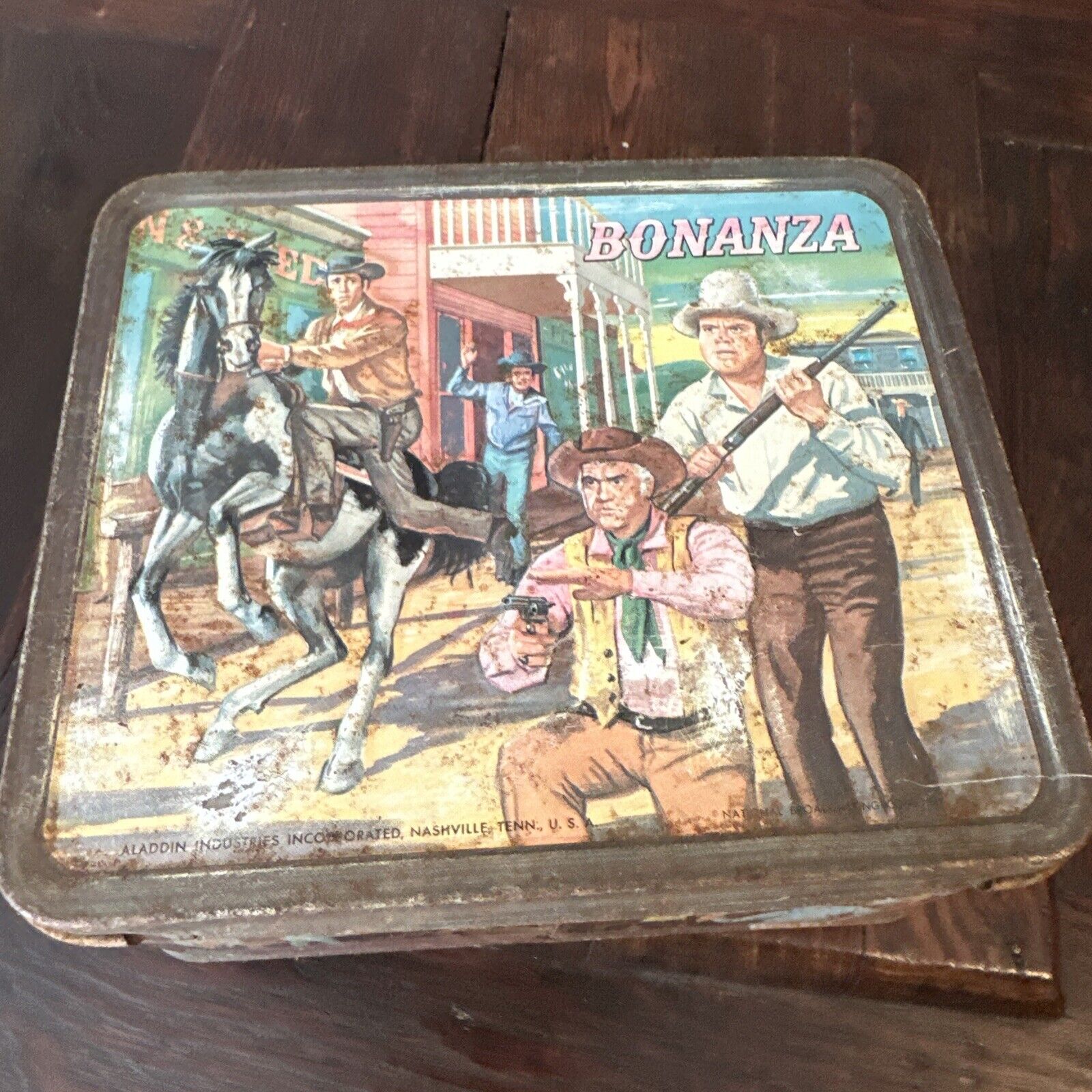 Vintage bonanza lunchbox