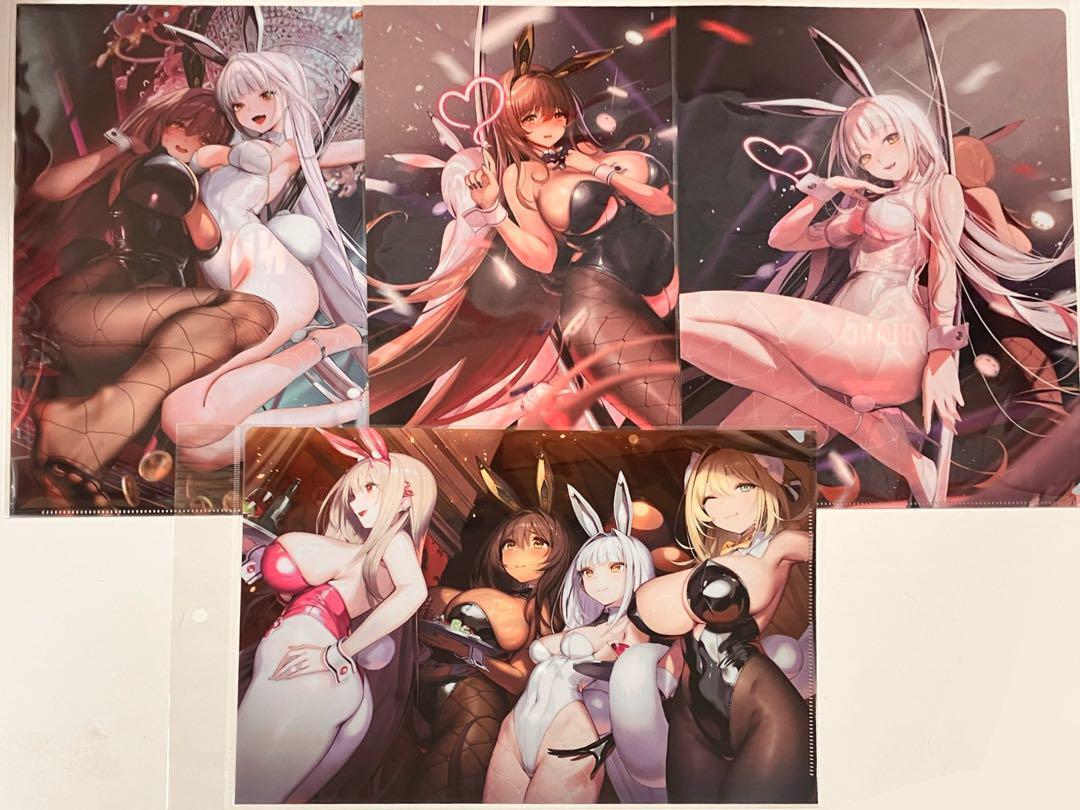 M6/ A4 Clear File Set Of 4 NIKKE Goddess Victory Nike Japan Anime Game Collector