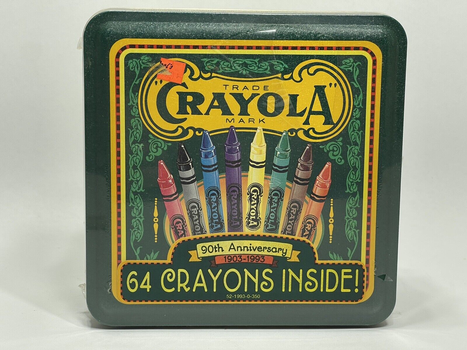 Crayola Crayon Tin - 1993 90th Anniversary 96 Box - Collector Crayon Set - NEW