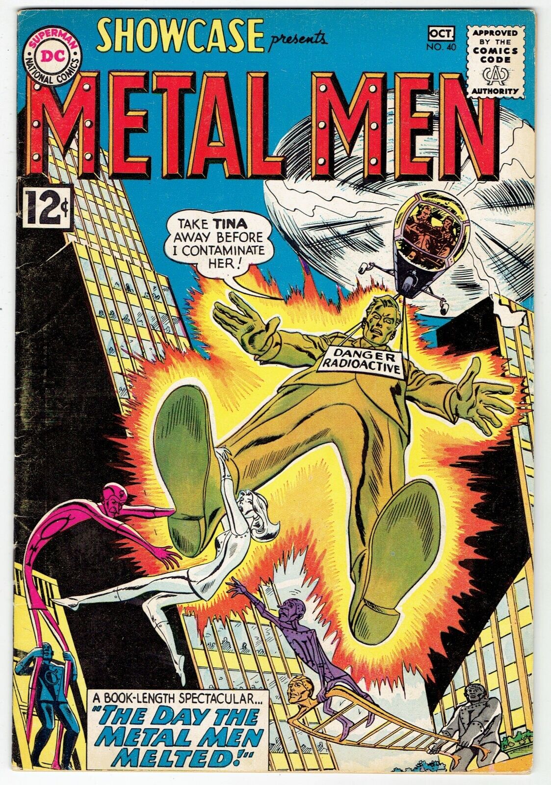 SHOWCASE #40 (1962) 4TH APPEARANCE OF THE METAL MEN DC COMICS VGF 50% OFF SALE