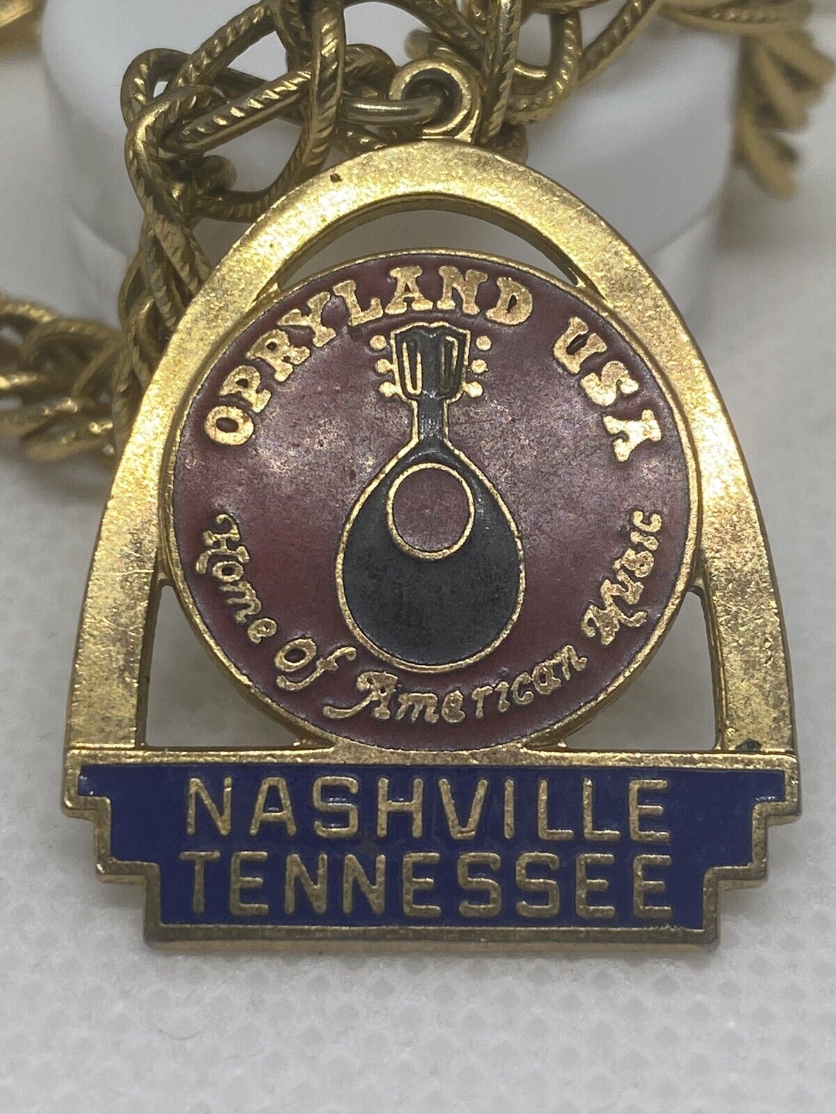 Vintage Opryland, Nashville, Tennessee Charm Bracelet 