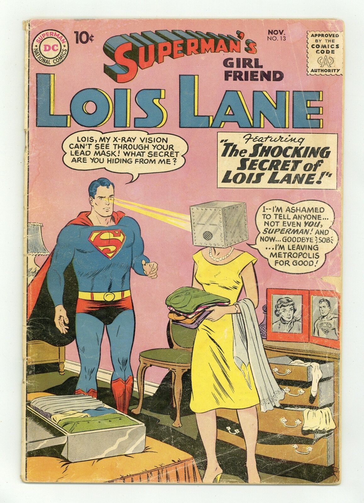 Superman\'s Girlfriend Lois Lane #13 GD- 1.8 1959