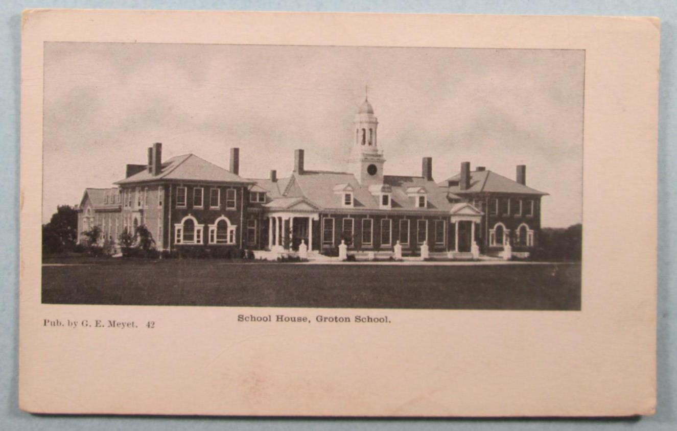 School House, Groton School, MA Massachusetts Postcard (#8188)