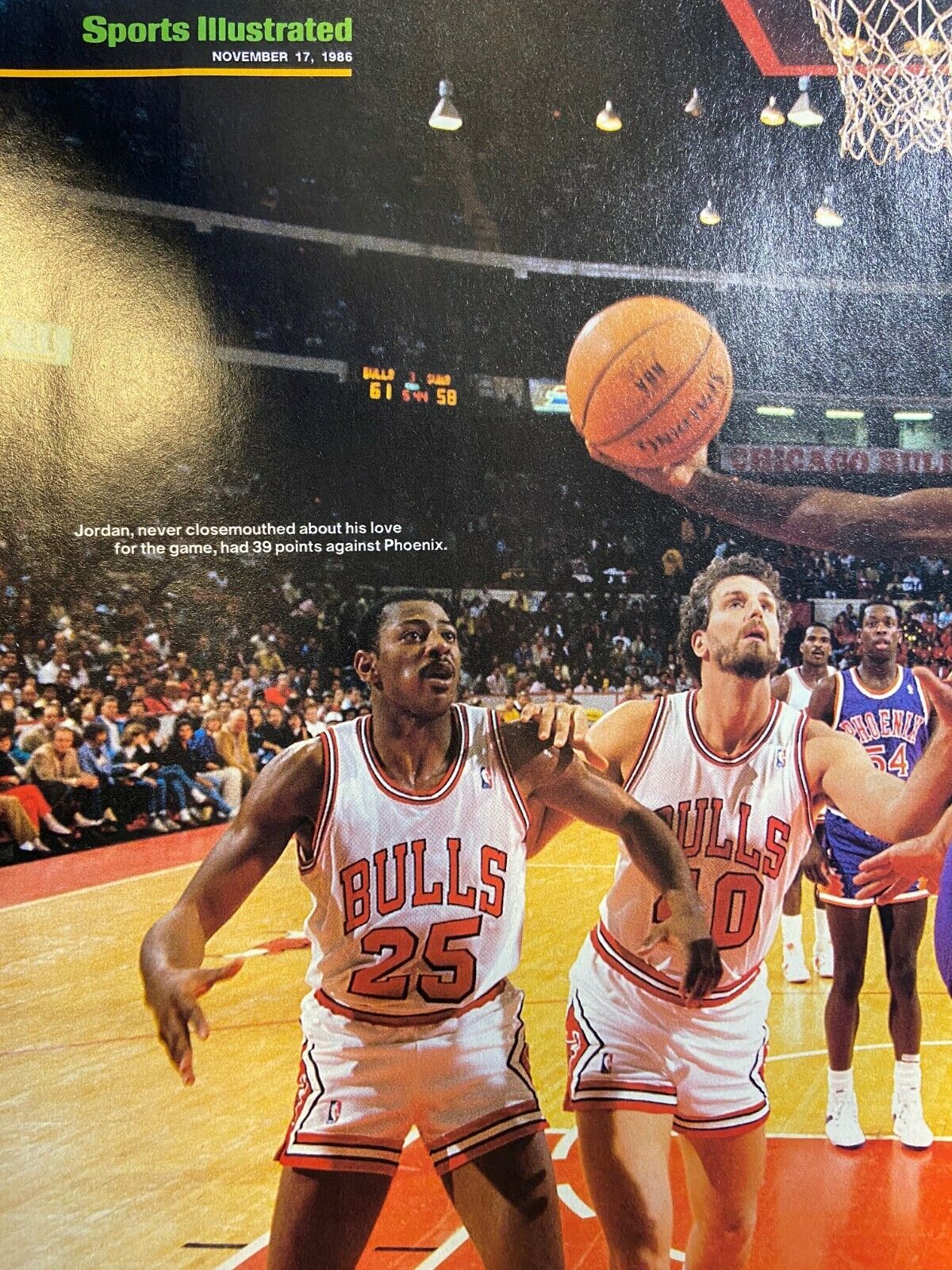 1986 Michael Jordan Chicago Bulls Basketball