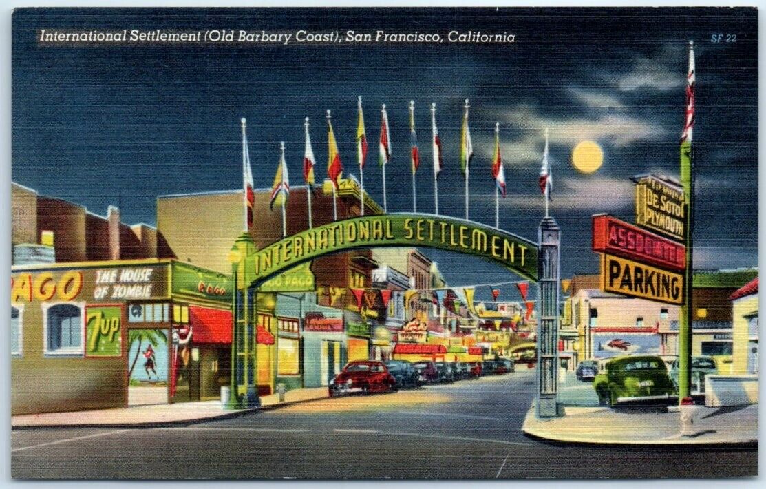 International Settlement (Old Barbary Coast) - San Francisco, California