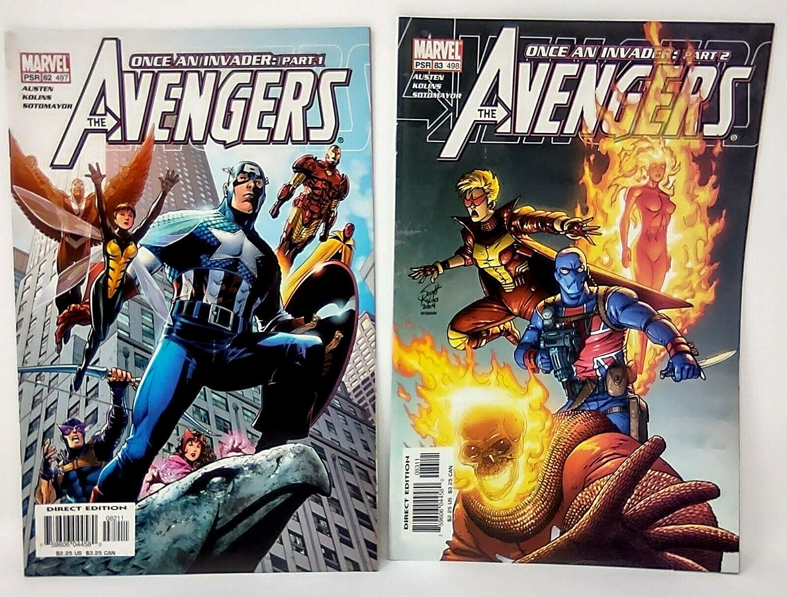 The Avengers Volume 3 Issues 82 83 Marvel Comics 2004 Part 1 And 2