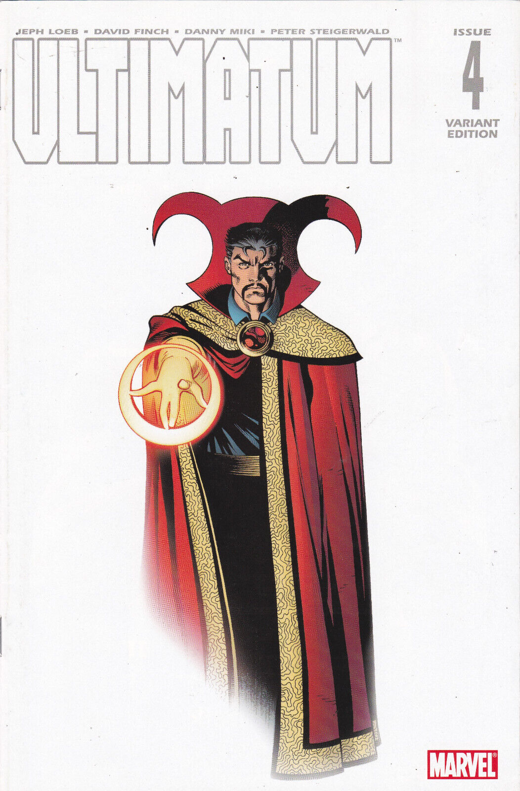 Ultimatum #4 1:25 Dr Strange Variant,Ed McGuinness,Marvel Comics,HIGH GRADE