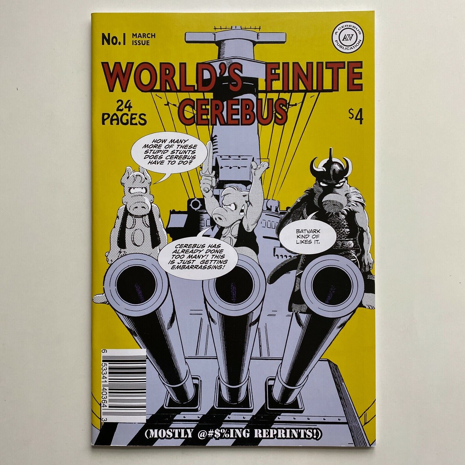 Aardvark-Vanaheim Comics World\'s Finite Cerebus #1 (2018) NM 1st Print