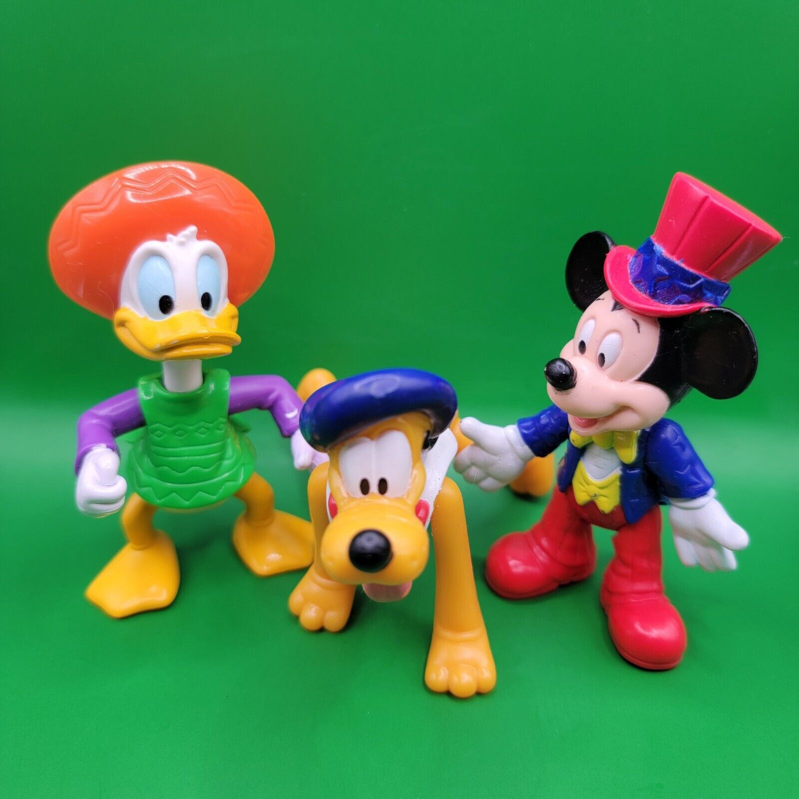 Vintage VTG Disney Action Figures Figurines Epcot Center Toys
