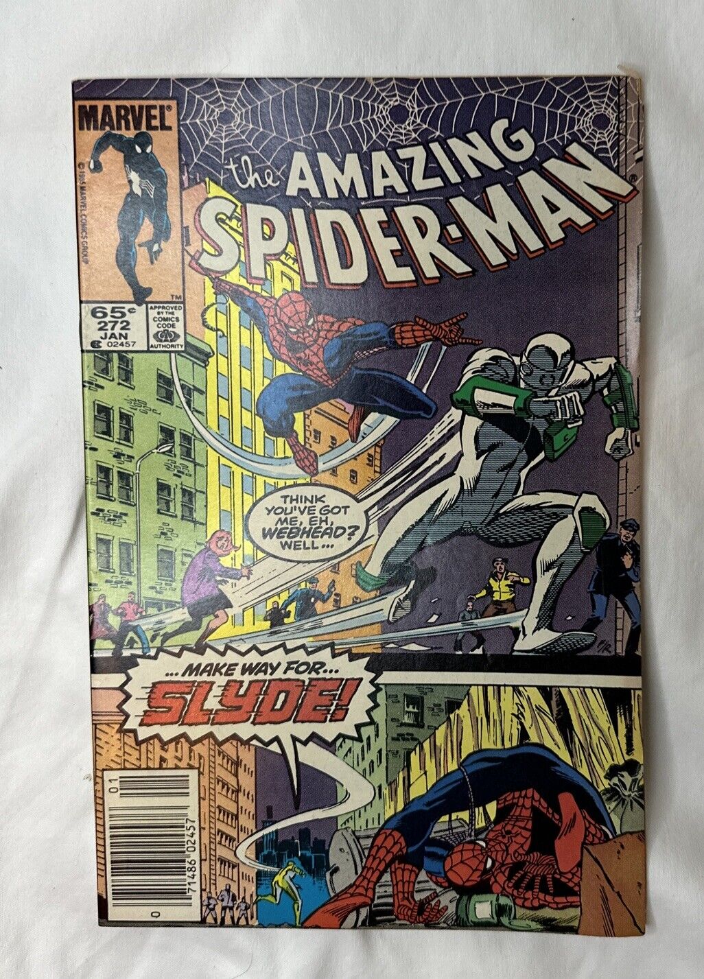Amazing Spider-Man #272 Newsstand Marvel 1986