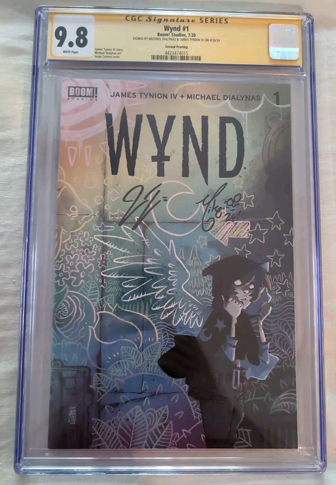 Wynd (2020) #1 2nd Print - Jorge Corona Cover - CGC 9.8 SS Tynion & Dialynas