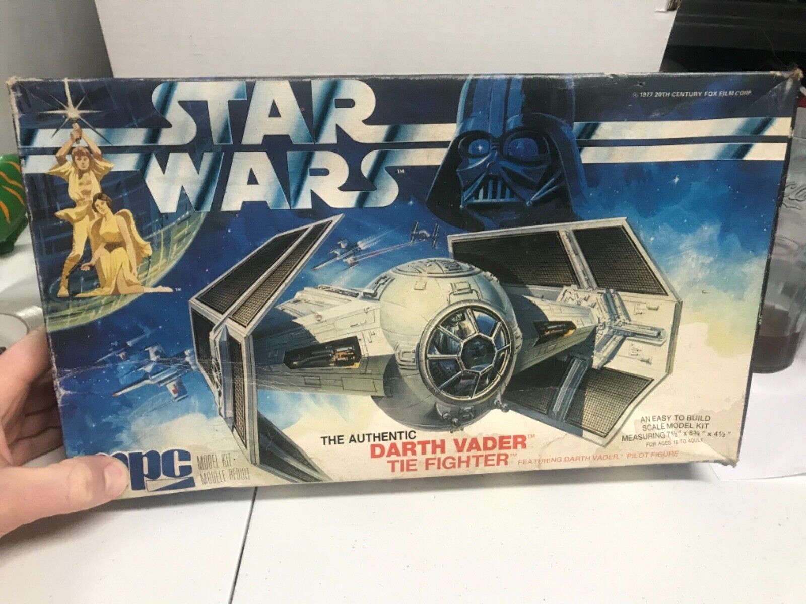 1977-78 Star Wars Darth Vader Tie Fighter 🔥  Original Model Kit