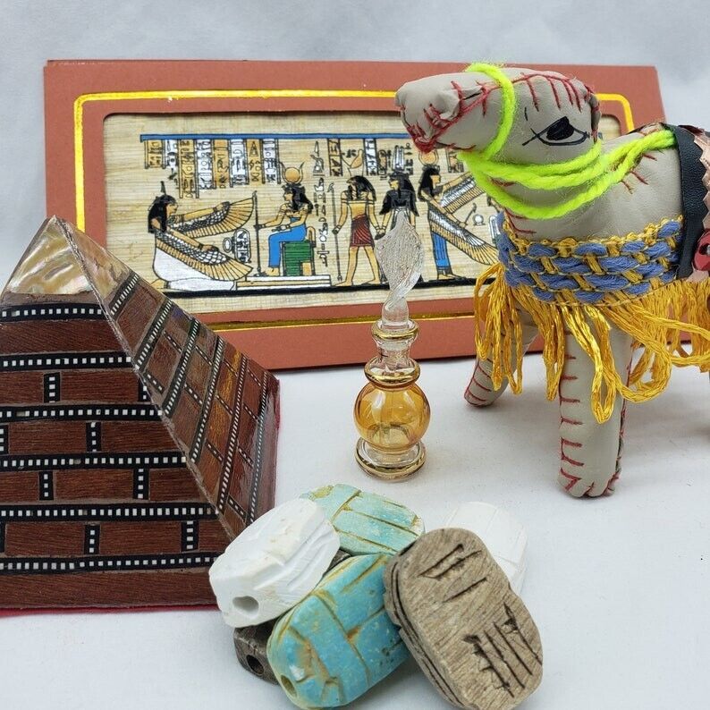 Egyptian Gift Set - Ancient Egypt - Egyptology Gift -Handmade Made In Egypt 