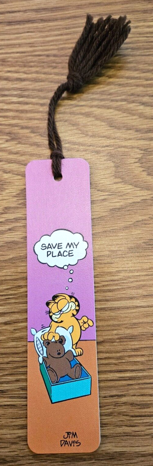 Vintage 1978 Garfield Bookmark - Save My Place - Pooky - NEW