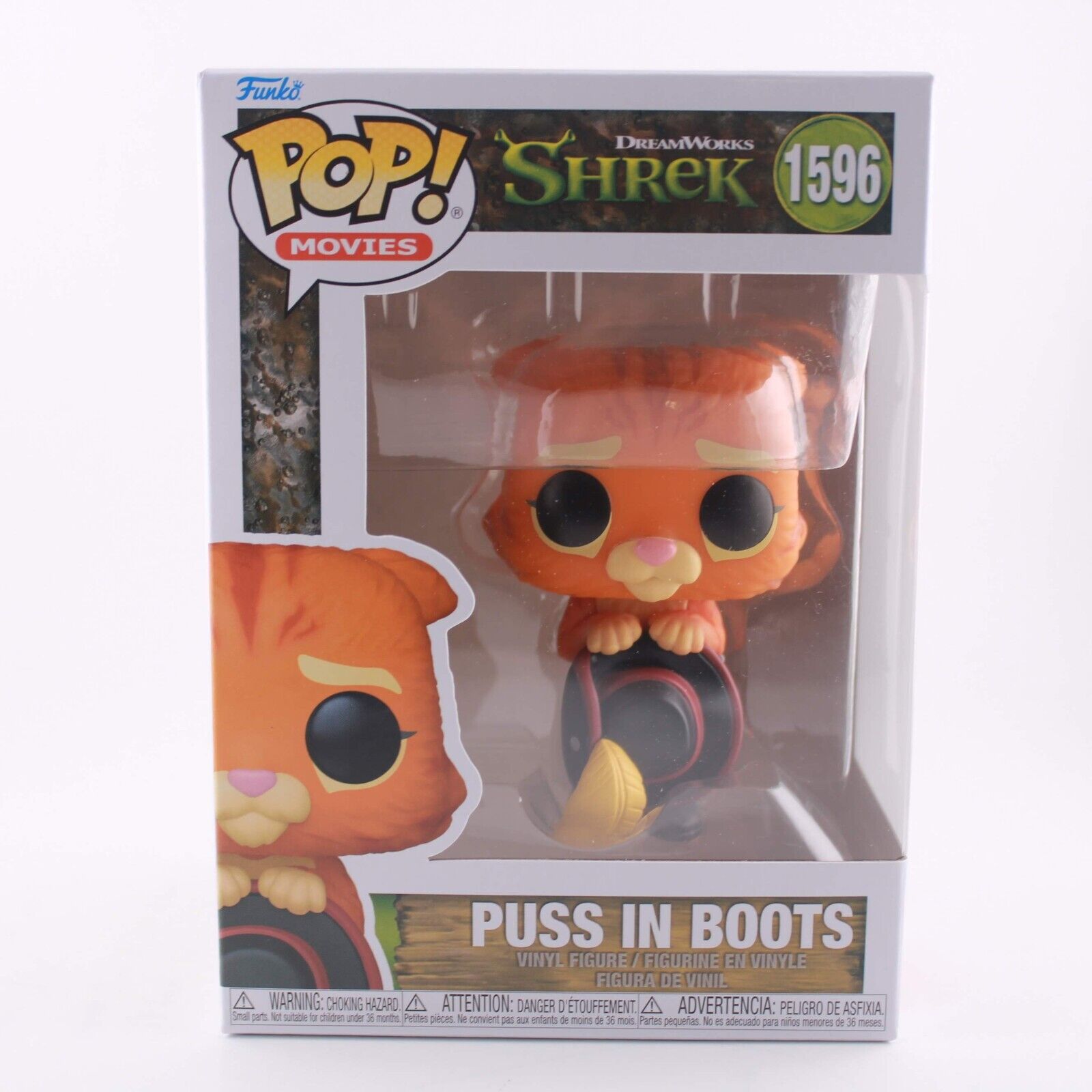 Funko Pop Shrek DreamWorks 30th Anniversary Puss in Boots with Hat # 1596