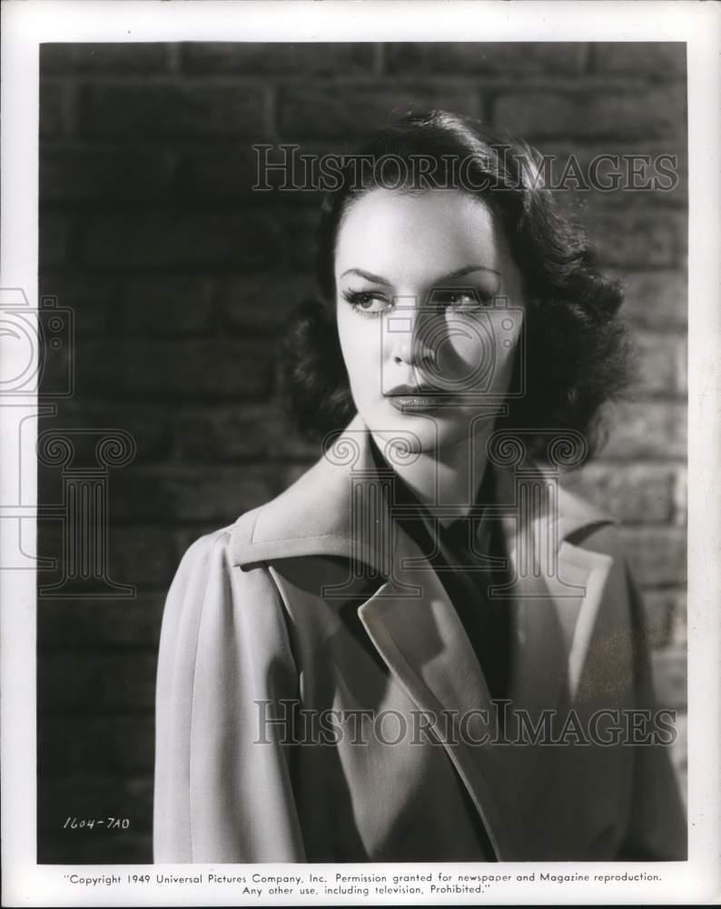 1949 Press Photo Dorothy Hart, American film actress. - pip20958