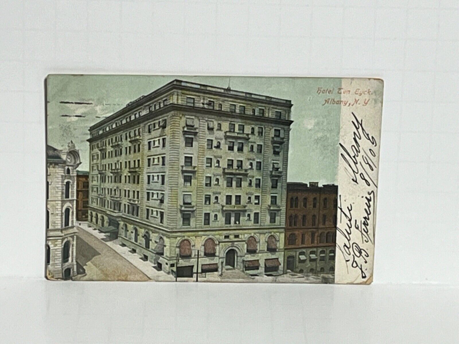 Postcard Hotel Ten Eyck Albany New York NY c 1906 A60
