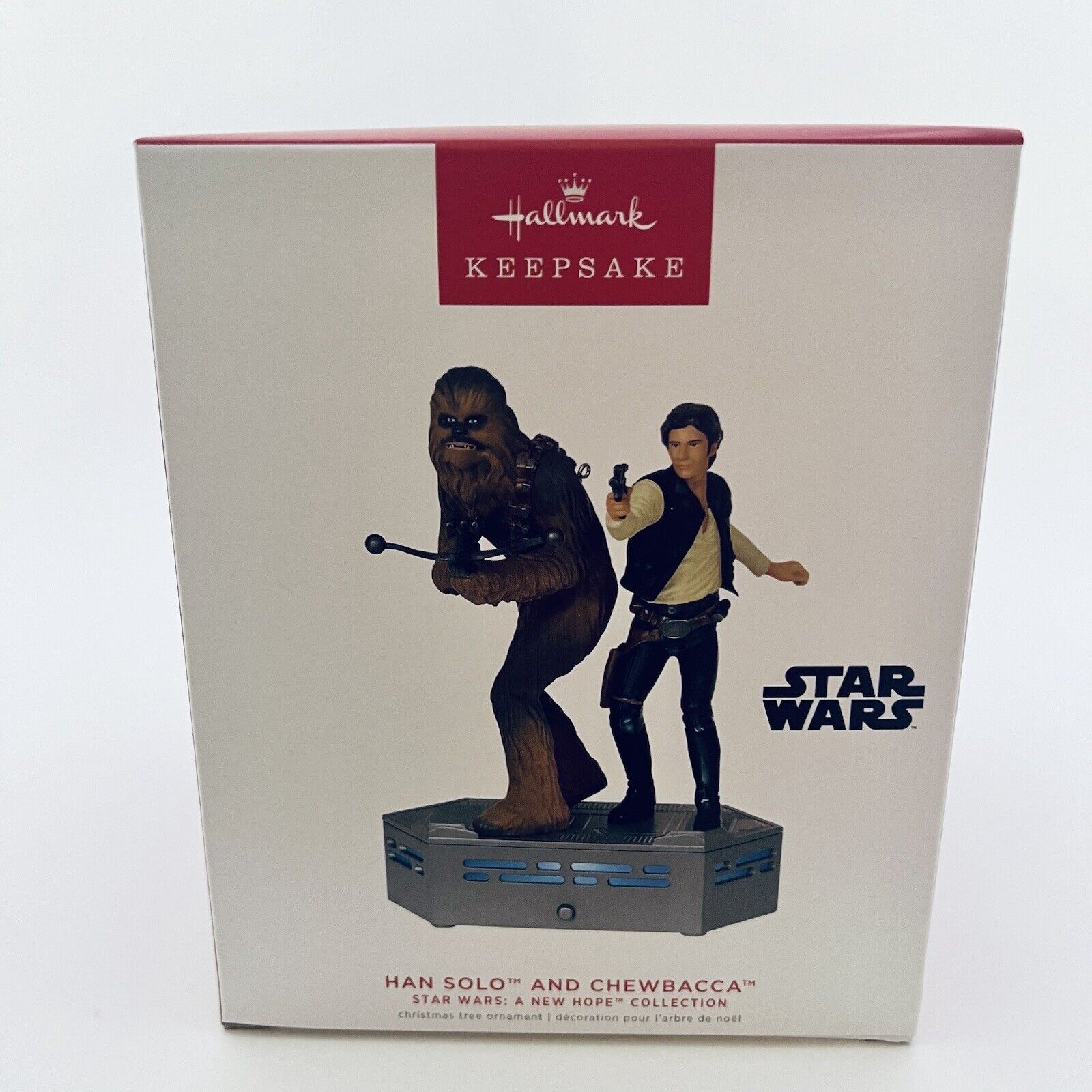 Hallmark 2022 Star Wars Storyteller Han Solo and Chewbacca A New Hope Brand New