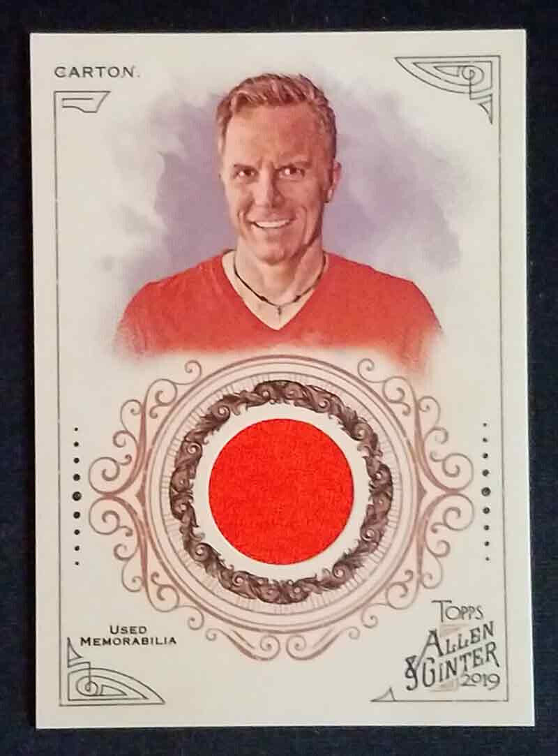2019 Topps Allen & Ginter Augie Canton Full Relic Brewer Podcast Host NM-MINT++