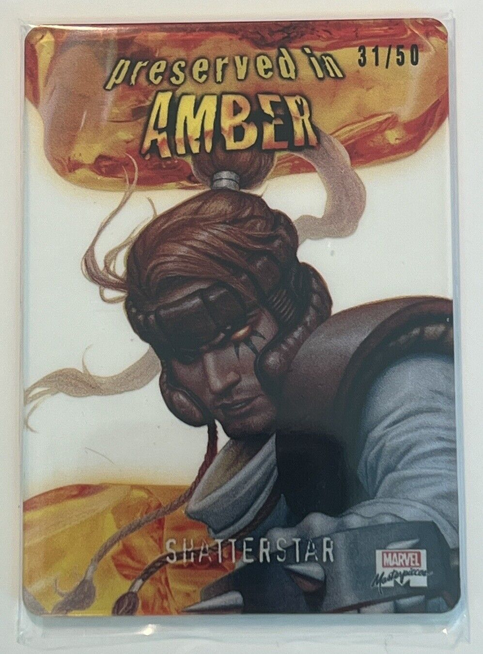 2022 Marvel Masterpieces Preserved in Amber Shatterstar  /50