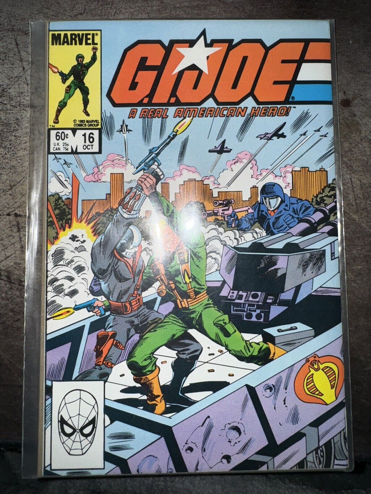 1983 G.I. Joe #16 Marvel Comics 1st Cover Girl / Tripwire