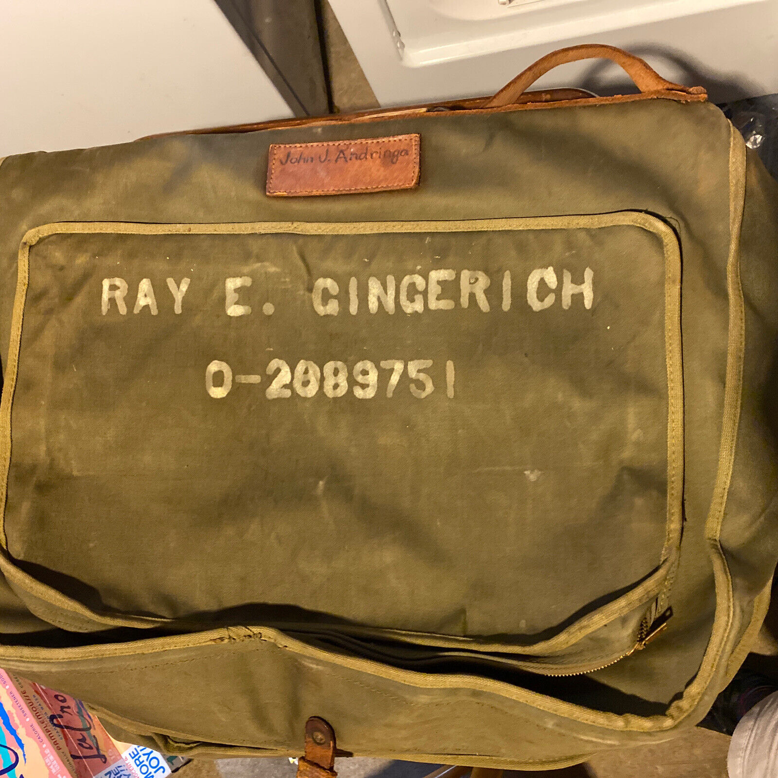 ww2 army air corps named suit case 