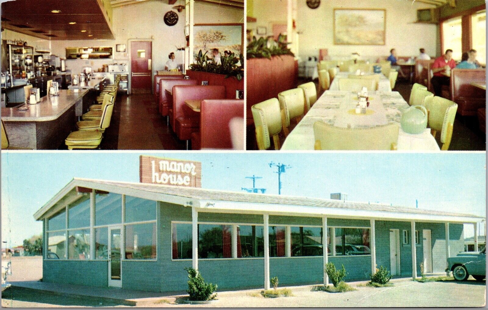 Postcard Manor House Restaurant in East Safford, Arizona~138579
