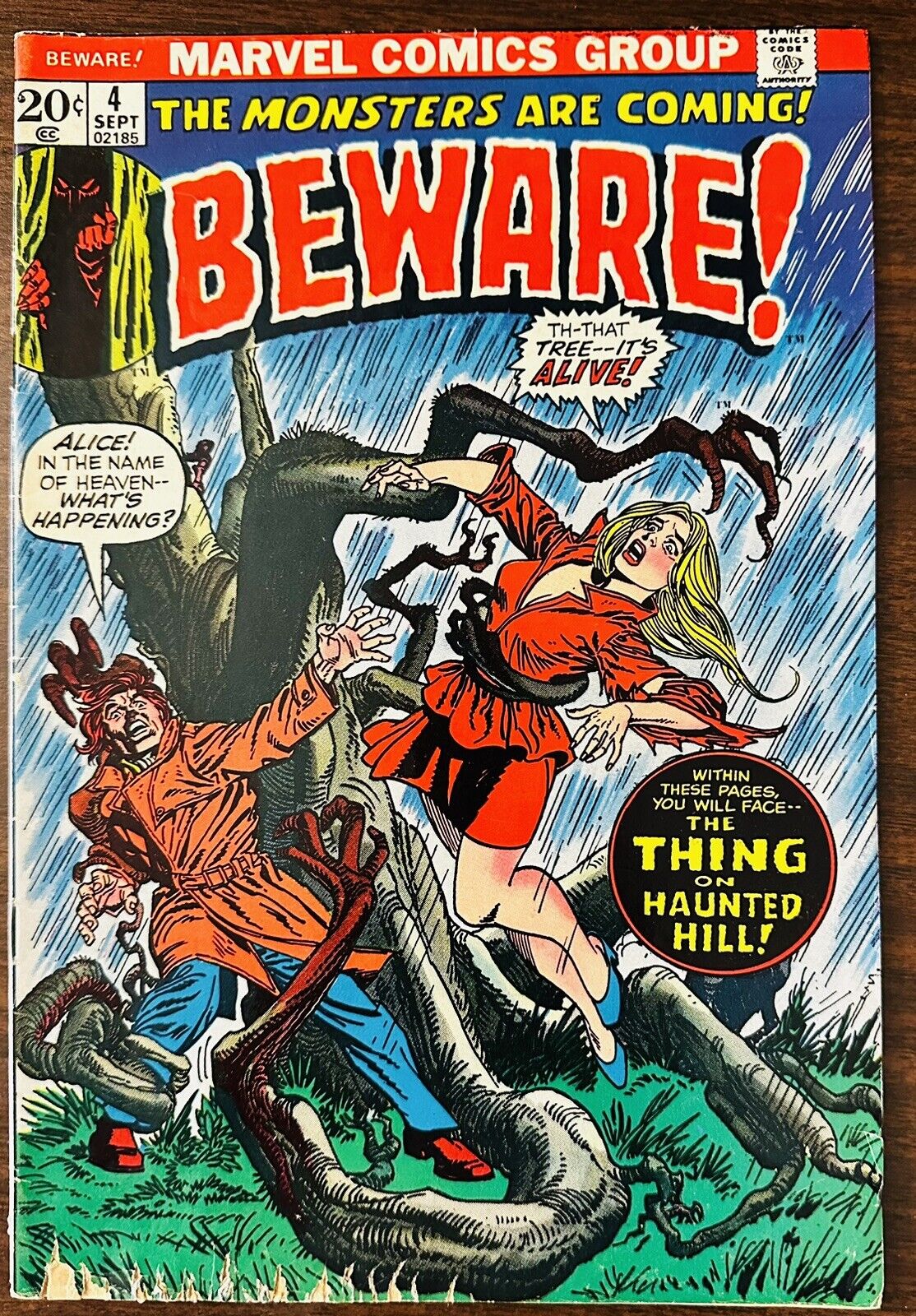 Beware The Monsters Are Coming #4 (Sept 1973, Marvel) 6.5
