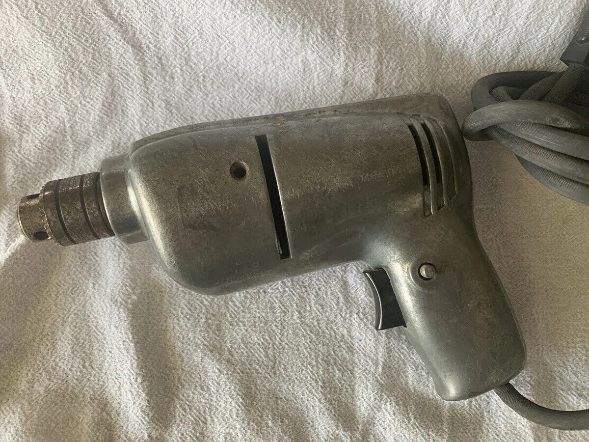 Vintage Drill Shop-Craft 1/4” Model 9740 Type 5. Tested Works. Vintage Case.
