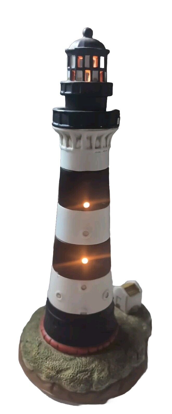 Vintage Lefton Lighthouse 1998 Historic 1868 Cape Canaveral Retro Lamp nightlite
