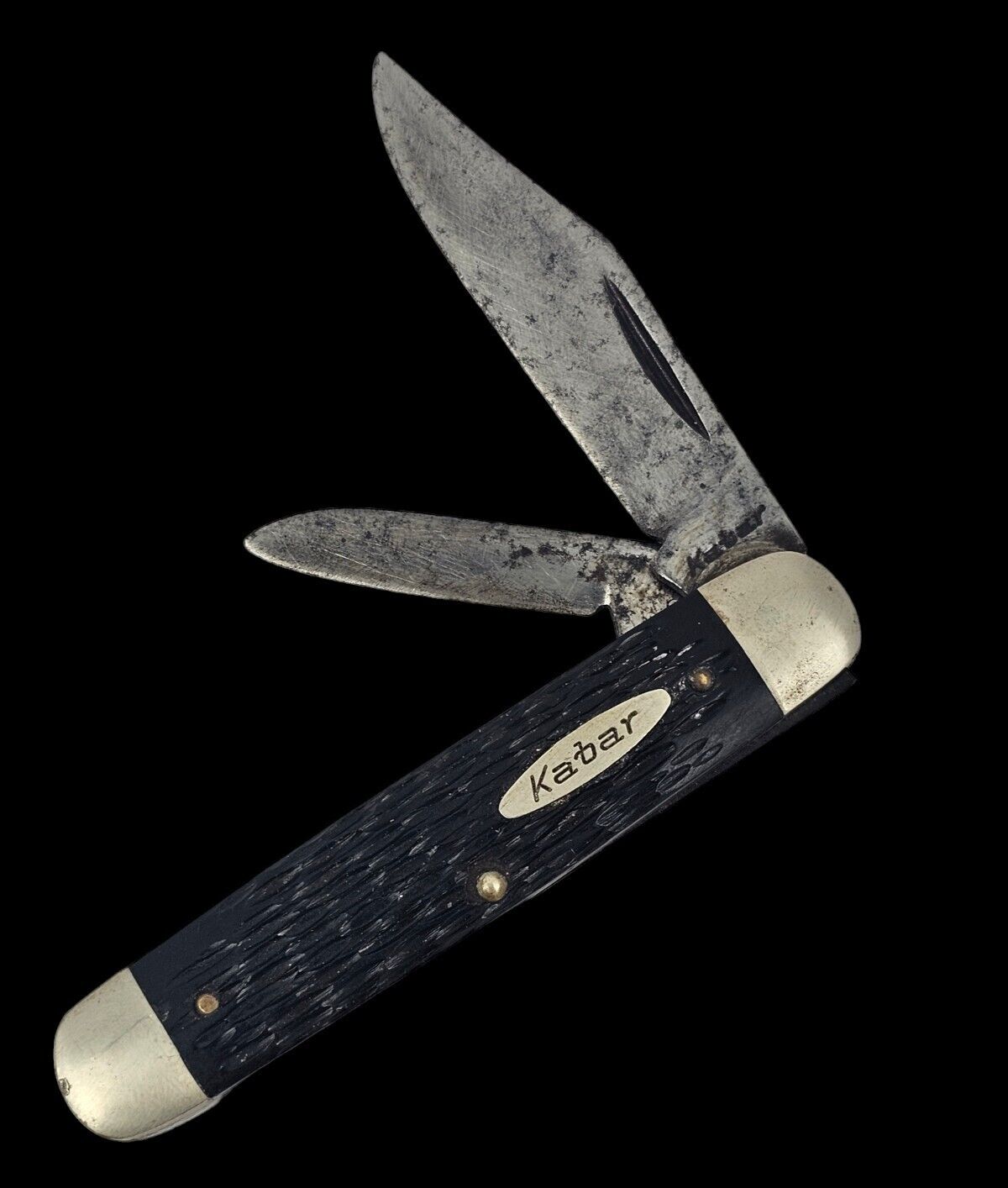 Vintage Kabar 3 Blade Folding Pocket Knife