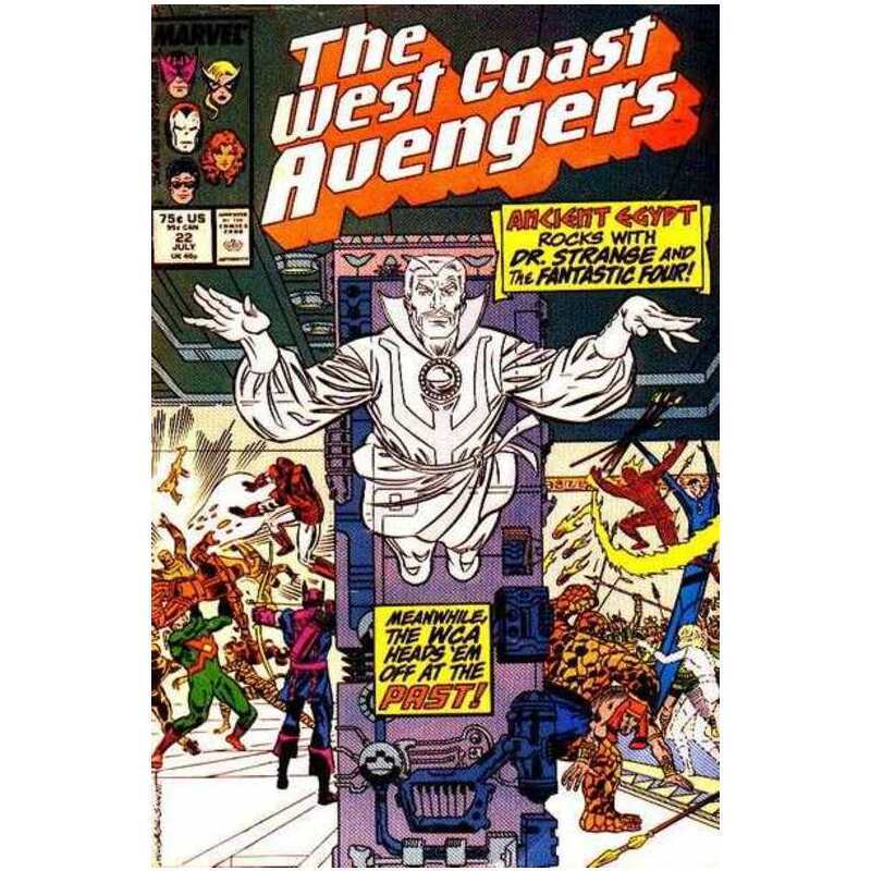 West Coast Avengers #22  - 1985 series Marvel comics NM minus [x\